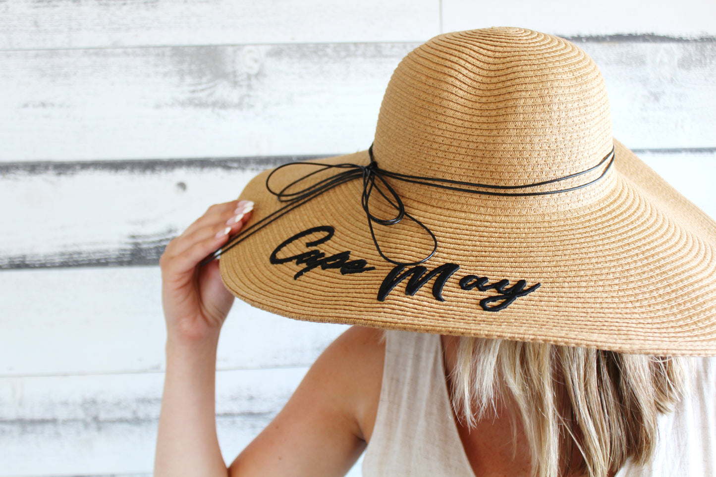 Embroidered Sun Hat Cape May